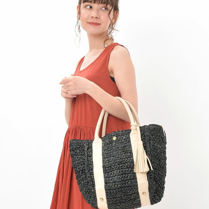 ★2025春夏かごバッグ★ラフィア風トートバッグ★PARFOIS ☆2025春夏かごバッグ☆ラフィア風トートバッグ☆PARFOIS 2025年夏